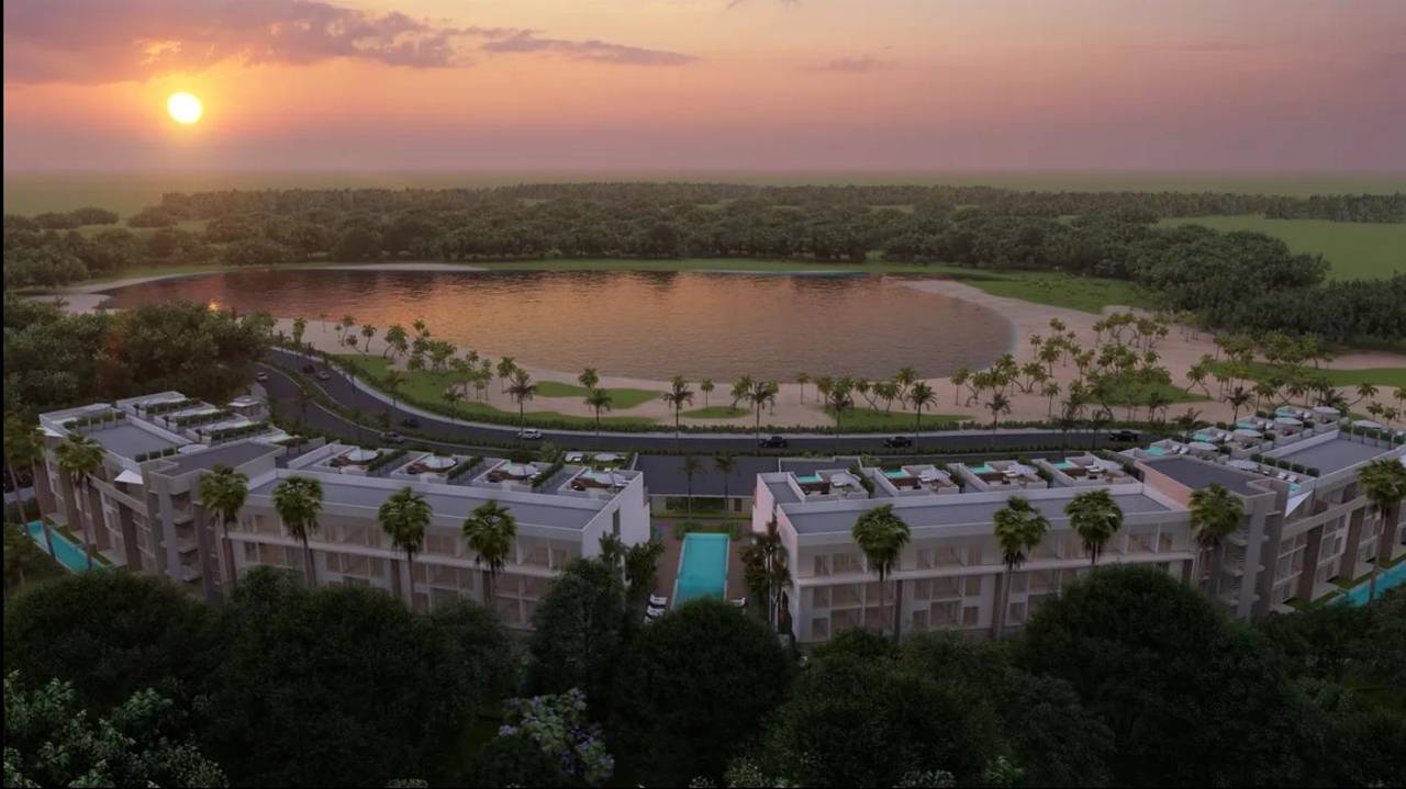 Fotografía 6 · Venta o Renta de Apto de 2 habs amueblado full con piscina privada en Vista Cana