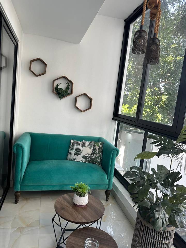 Fotografía 9 · Apto. de 2 habitaciones y balcón en Naco, amueblado