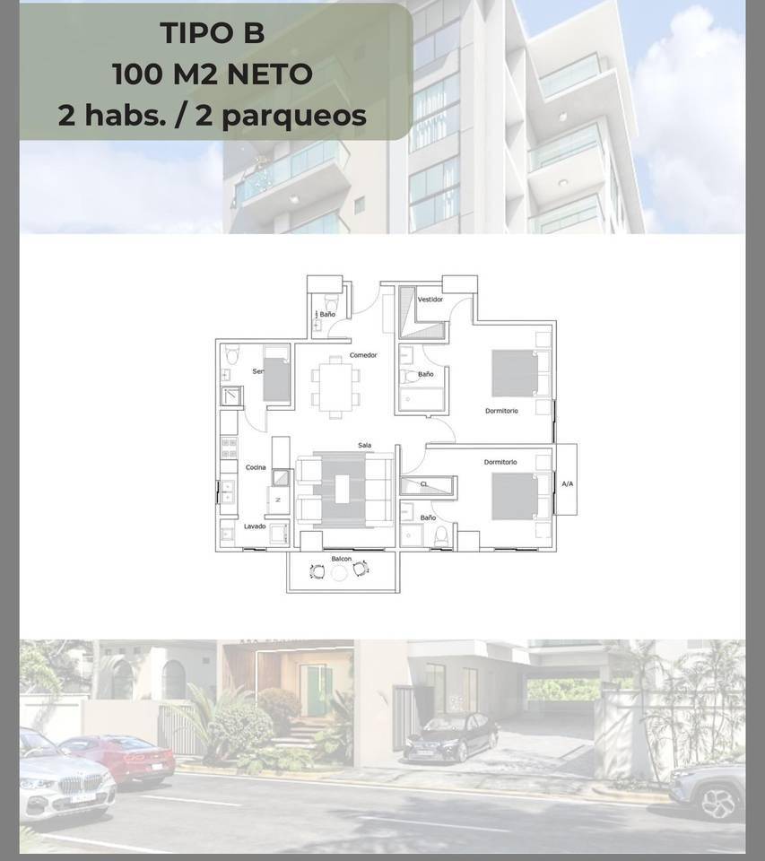 Fotografía 6 · Torre familiar con apartamentos de 2 y 3 Habitaciones a pasos de la Av.Enriquillo
